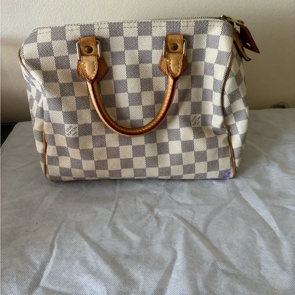 Louis Vuitton Azure Speedy 25 - Picture 2 of 9